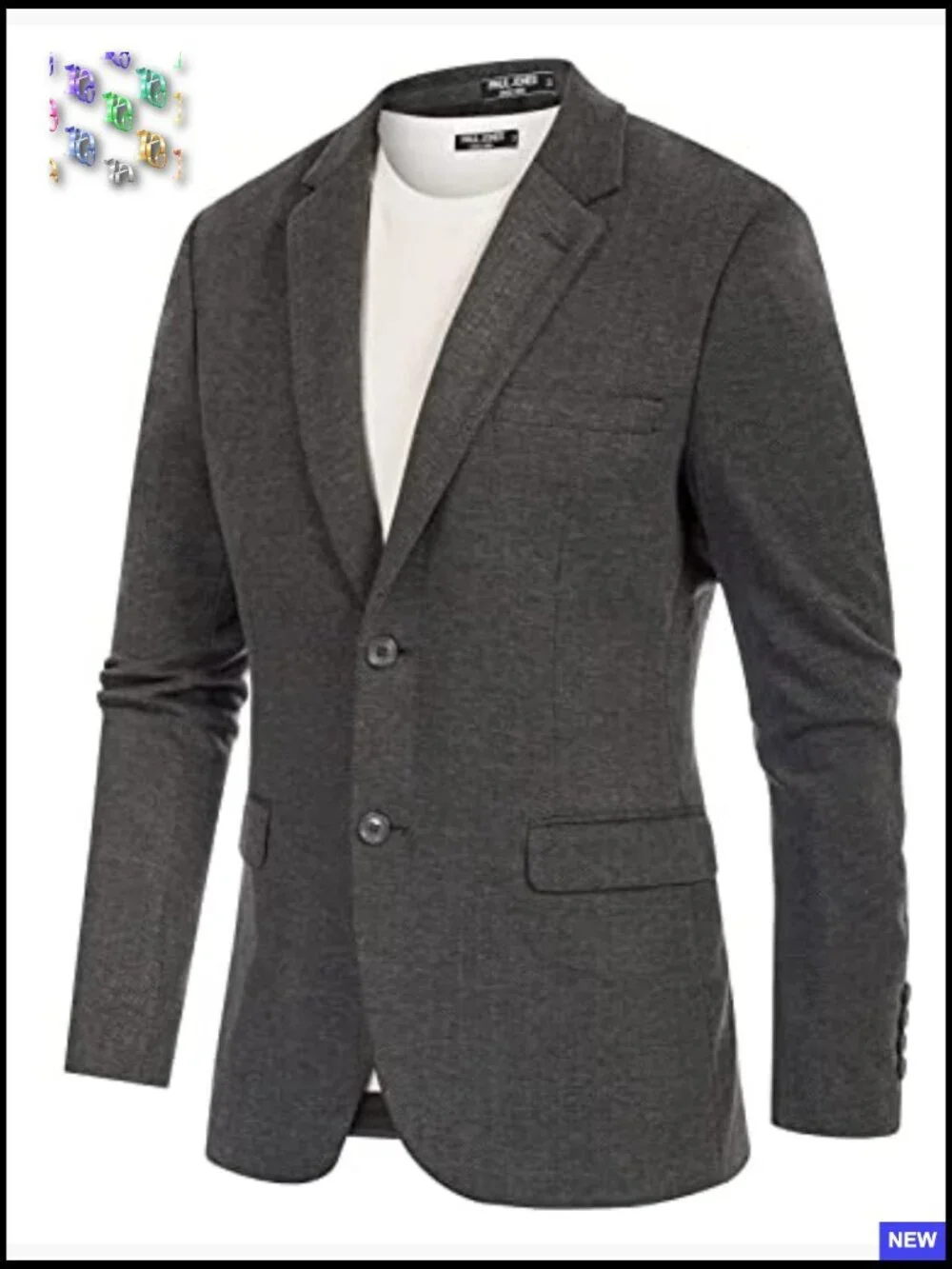 Herringbone Knit Blazer Lightweight Casual Sport Coat Elegant Business